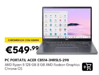 Pc portátil acer cb514-3hr5l5-298