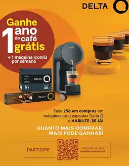 Radio Popular Delta Q 1 ano de café grátis promoção
