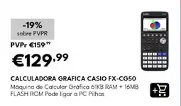 Radio Popular calculadora gráfica casio fx-cg50 promoção
