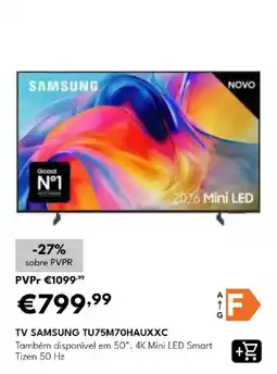 Radio Popular Tv samsung tu75m70hauxxc promoção