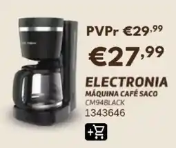 Radio Popular Electronia máquina café saco promoção