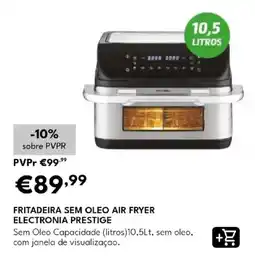 Radio Popular Fritadeira sem oleo air fryer electronia prestige promoção