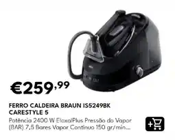 Radio Popular Ferro caldeira braun is5249bk carestyle 5 promoção