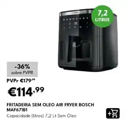 Radio Popular fritadeira sem oleo air fryer bosch promoção