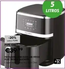 Radio Popular fritadeira sem oleo air fryer electronia quickfry promoção