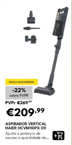 Radio Popular aspirador vertical haier hcvm110px 011 promoção