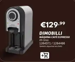 Radio Popular dimobilli máquina café expresso d5 cinza promoção