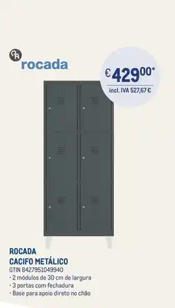 Makro rocada cacifo metálico promoção