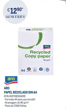 Makro Aro papel reciclado din a4 promoção