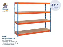Makro Simon estante industrial promoção
