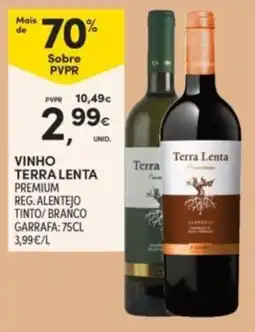 Continente Vinho terra lenta premium promoção