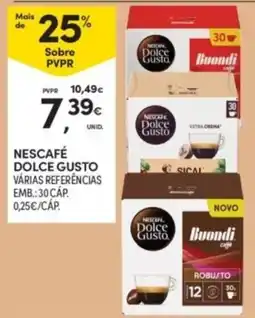 Continente Nescafé Dolce Gusto várias referências promoção