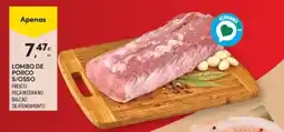Continente Lombo de porco s/osso promoção