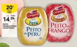 Continente Peito de frango campo frio promoção