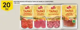 Continente Nos enchidos fatiados tapa da marca campofrio promoção