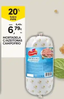 Continente mortadela c/azeitonas campo frio promoção