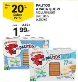 Continente palitos a vaca que ri promoção
