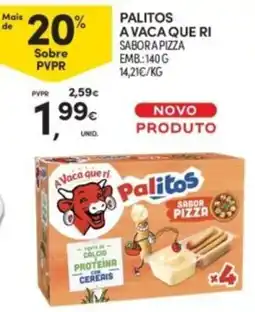 Continente Palitos a vaca que ri sabor pizza promoção