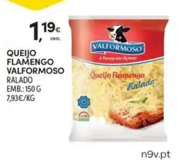 Continente queijo flamengo valformoso ralado promoção