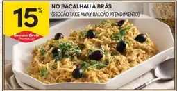 Continente No bacalhau à brás promoção