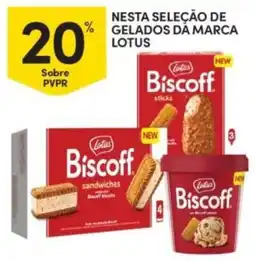 Continente Nesta seleção de gelados da marca lotus promoção