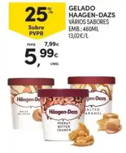Continente Gelado haagen-dazs varios sabores promoção