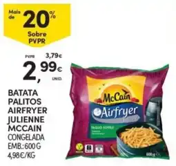 Continente batata palitos airfryer julienne mccain promoção