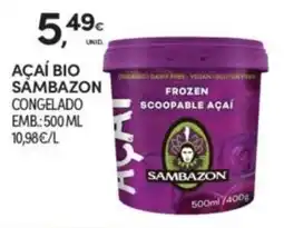 Continente Açaí bio sambazon promoção