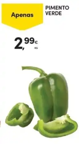 Continente Pimento verde promoção