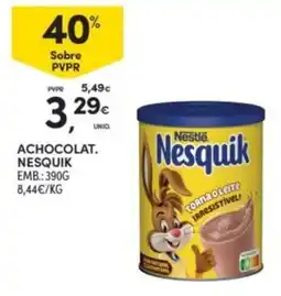 Continente Achocolat. nesquik promoção