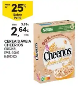 Continente Cereais aveia cheerios original promoção