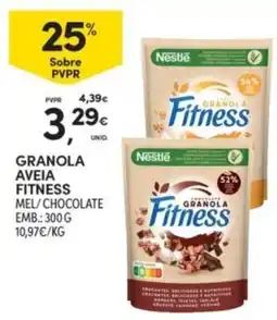 Continente Granola aveia fitness mel/chocolate promoção