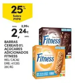 Continente Barras cereais 0% açúcares adicionados fitness promoção