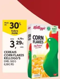 Continente Cereais corn flakes kellogg's promoção