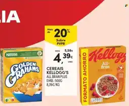 Continente Cereais Kellogg's All Bran Plus promoção