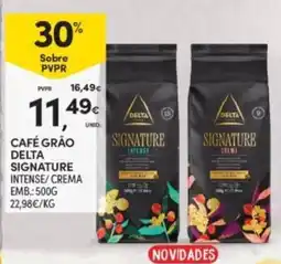 Continente Café grão delta signature promoção