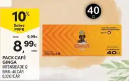 Continente Pack café ginga promoção