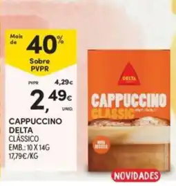 Continente Cappuccino delta clássico promoção
