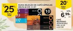Continente café cápsulas delta q promoção