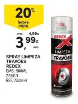 Continente spray limpeza travões re dex promoção