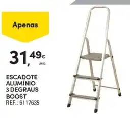 Continente Escadote alumínio 3 degraus boost promoção