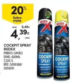 Continente cockpit spray redex promoção