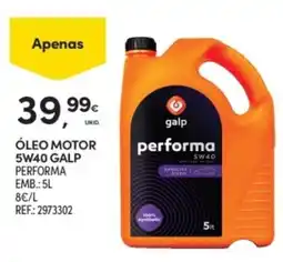 Continente Óleo motor galp performa promoção