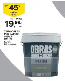 Continente tinta obras pro barbot promoção