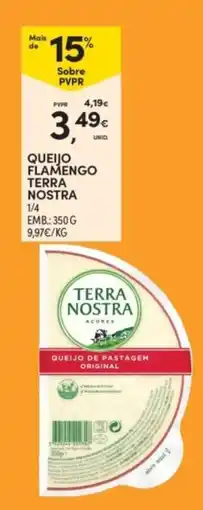 Continente queijo flamengo terra nostra promoção