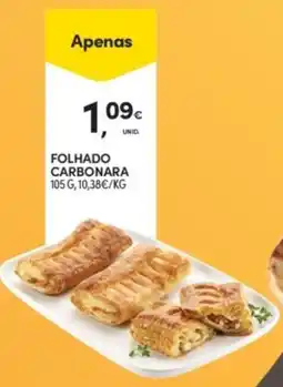 Continente Folhado carbonara promoção