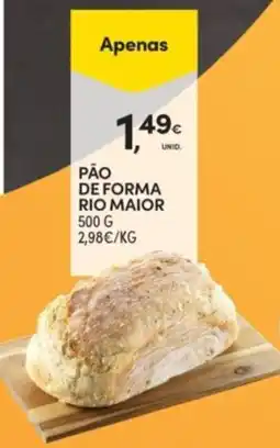 Continente Pão de forma rio maior promoção