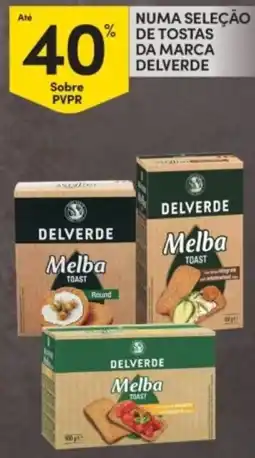 Continente Numa seleção de tostas da marca delverde promoção