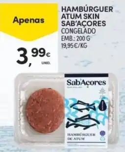 Continente Hambúrguer de atum sab'acores promoção