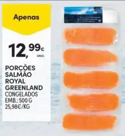 Continente Porções salmão royal greenland promoção